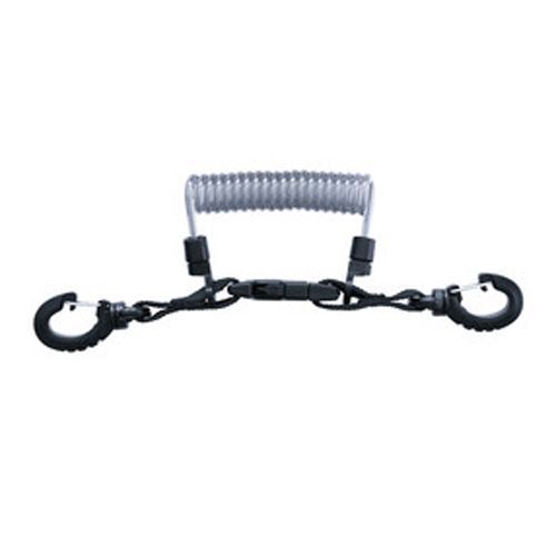 Mares Stainless Spiral Lanyard with Ring