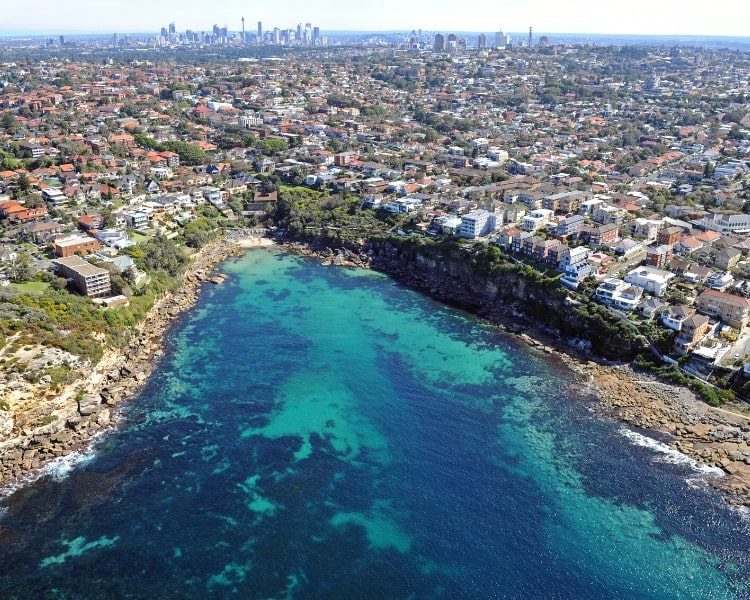 Gordon’s Bay from the air